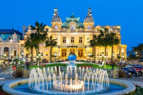 The Monaco Casino in Monte Carlo.